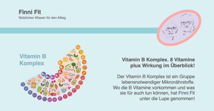 Vitamin B Komplex. 8 Vitamine Plus Wirkung Im Überblick! • Finni Fit